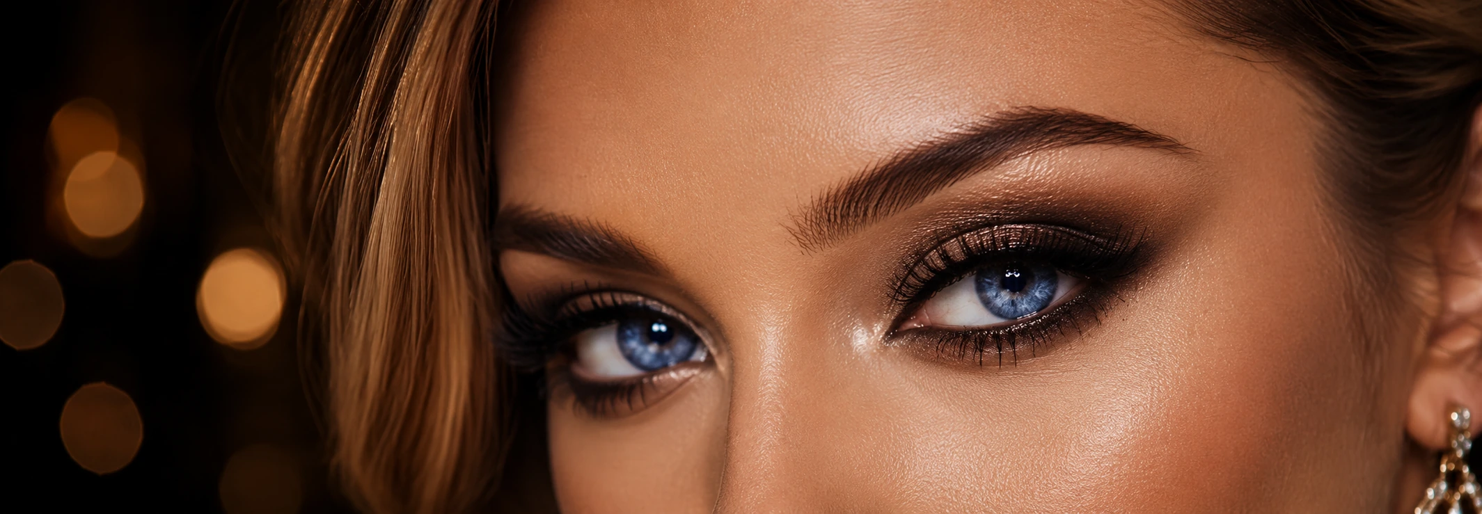 Close-up beauty portrait for the Atmosphere section